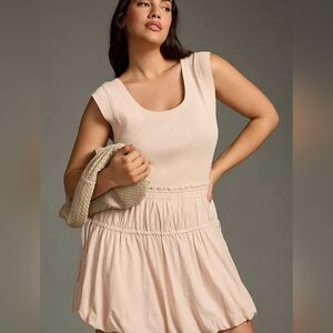 NWT Daily Practice by Anthropologie Mini Bubble Dress